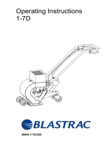 Blastrac 1-7D Operating Instructions Manual