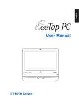 Asus EeeTop PC ET1610P User manual