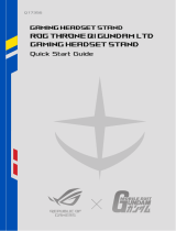Asus ROG Throne Qi Gundam LTD Quick start guide