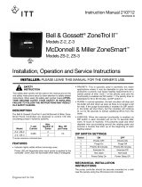 ITT Bell & Gossett ZoneTrol II Z-2 Installation, Operation And Service Instructions