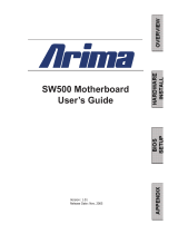 ARIMA SW500 User manual
