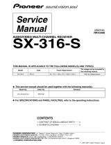 Pioneer SX-316-S User manual