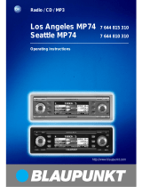 Blaupunkt Los Angeles MP74 Operating Instructions Manual