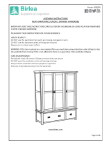 Birlea CORONA 2 DOOR 5 DRW SIDEBOARD Assembly & Instruction Manual