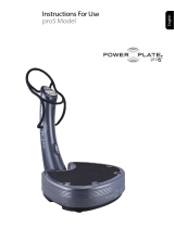 Power Plate PRO5 AIRDAPTIVE Instructions For Use Manual