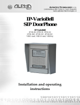 Alphatech IP-VarioBell IPVB-01C Installation And Operating Instructions Manual