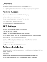 Harting MICA Debian Container User manual