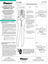 Panduit CT-1525 Owner's manual