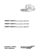 Fendt 551710207 Original Operator's Manual