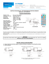 Hytronik HC419VRC/R User manual