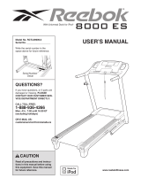 Reebok 8000 Es Treadmill User manual