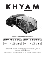 Khyam MOTORDOME DUB HUB Pitching & Striking Instructions