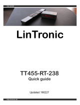 LinTronic TT455-RT-238 Quick Manual