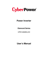 Cyber Power CPD1200EILCD User manual