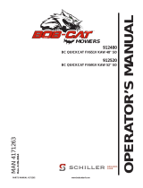 Schiller Grounds Care BOB-CAT QUICKCAT 912480 User manual