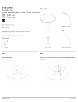 HermanMiller Eames Molded Plywood Coffee Table Assembly Instructions