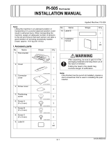 Konica Minolta PI-505 Installation guide