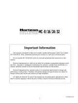 Horizon Fitness MC-16 User manual