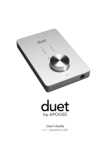 Apogee Apogee Duet User manual