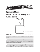 Master Forge 252-8016 User manual