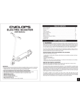 CYCLOPS 30W Electric Scooter User manual