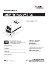 Lincoln Electric INVERTEC V350-PRO CE User manual