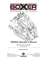 BOXER 700HDX User manual