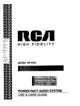 RCA RP-9793 User guide