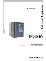 gefran TPD32 EV-CU User manual