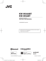 JVC KW-M560BT/ KW-M56BT Monitor User manual