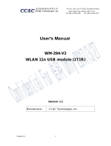 CC&C Technologies PANWM294V2 User manual