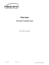 Fiber-Span FS31 Series User manual