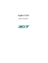 Acer Aspire T310 Owner's manual