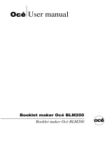 Oce User Manual BLM200 Owner's manual