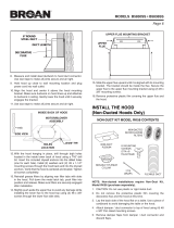 Broan  RK58  Installation guide