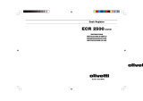 Olivetti ECR 2500 Owner's manual