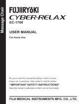 Fujiiryoky Cyber-Relax EC-1700 User manual