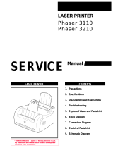 Xerox Phaser 3210 User manual