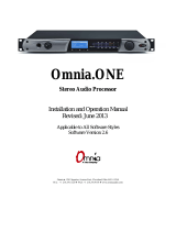 Omnia ONE Operating instructions