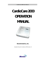 Bionet CardioCare 2000 Operation Manuals