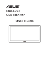 Asus MB169B+ User guide