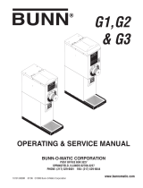 Bunn G3 Operating & Service Manual
