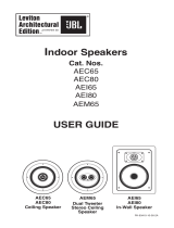 JBL AEC65 User manual
