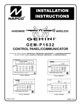 NAPCO Gemini GEM-K4 Installation Instructions Manual