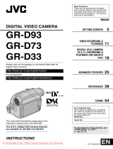 JVC GR-D93US Instructions Manual