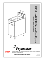 Frymaster GF14 and GF40 Gas Fryer (Pre-January 2008) User manual