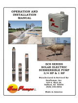 Sun Pumps MTR BLM-SB-073S-60 User manual