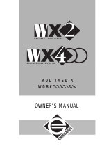General Music WX2 Owner's manual