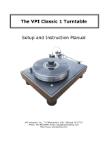 VPI Industries VPI Classic 1 Setup And Instruction Manual