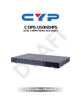 CYP CDPS-U10H2HFS Operating instructions